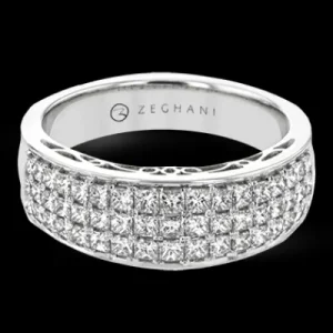 Zeghani ZR1641 Right Hand Ring in 14k Gold