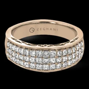 Zeghani ZR1641 Right Hand Ring in 14k Gold