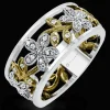 Zeghani ZR1000 Right Hand Ring in 14k Gold with Diamonds