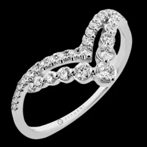 Zeghani ZR2455 Right Hand Ring in 14k Gold with Diamonds