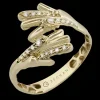 Zeghani ZR2489 Right Hand Ring in 14k Gold with Diamonds