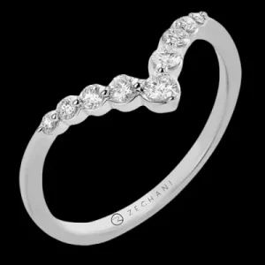 Zeghani ZR2496 Right Hand Ring in 14k Gold with Diamonds