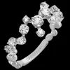 Zeghani ZR2544 Right Hand Ring in 14k Gold with Diamonds