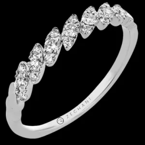 Zeghani ZR2548 Right Hand Ring in 14k Gold with Diamonds