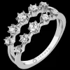 Zeghani ZR2576 Right Hand Ring in 14k Gold with Diamonds