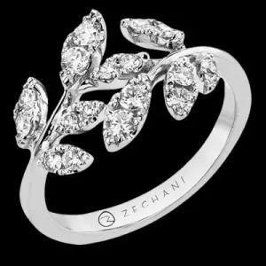 Zeghani ZR2577 Right Hand Ring in 14k Gold with Diamonds