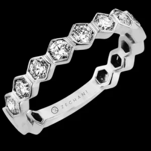 Zeghani ZR2586 Right Hand Ring in 14k Gold with Diamonds