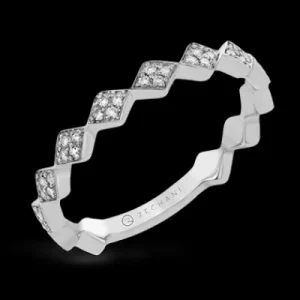 Zeghani ZR1540 Right Hand Ring in 14k Gold with Diamonds