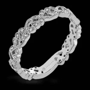 Zeghani ZR216 Right Hand Ring in 14k Gold with Diamonds