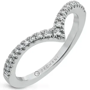 Zeghani ZR2169 Right Hand Ring in 14k Gold with Diamonds