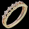Zeghani ZR1482 Right Hand Ring in 14k Gold with Diamonds