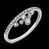 Zeghani ZR2010 Right Hand Ring in 14k Gold with Diamonds