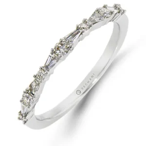 Zeghani ZR2366 Right Hand Ring in 14k Gold with Diamonds