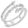 Zeghani ZR2215 Right Hand Ring in 14k Gold with Diamonds