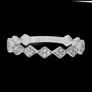 Zeghani ZR1540 Right Hand Ring in 14k Gold with Diamonds