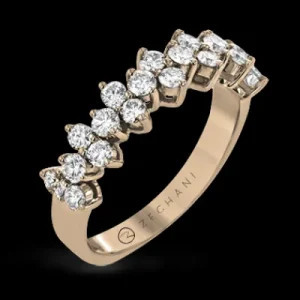 Zeghani ZR2000 Right Hand Ring in 14k Gold with Diamonds