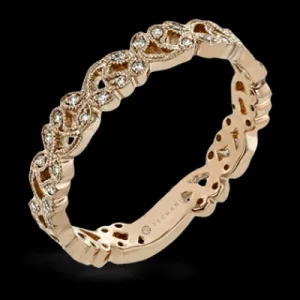 Zeghani ZR216 Right Hand Ring in 14k Gold with Diamonds