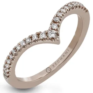 Zeghani ZR2169 Right Hand Ring in 14k Gold with Diamonds