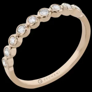Zeghani ZR2307 Right Hand Ring in 14k Gold with Diamonds