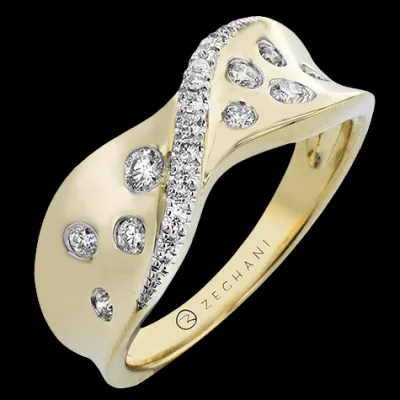 zr_right_hand_ring_in_k_gold_with_diamonds_1-54.webp Zeghani ZR2498 Right Hand Ring in 14k Gold with Diamonds