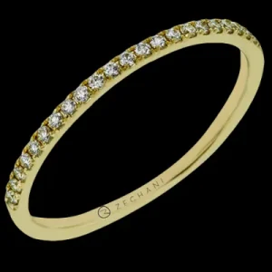 Zeghani ZR1790 Right Hand Ring in 14k Gold with Diamonds