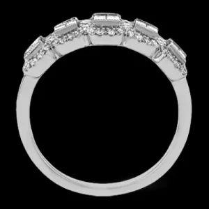 Zeghani ZR1721 Right Hand Ring in 14k Gold with Diamonds