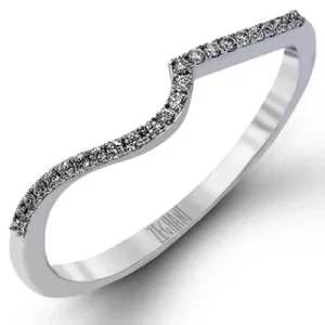 Zeghani ZR982 Wedding Set in 14k Gold with Diamonds