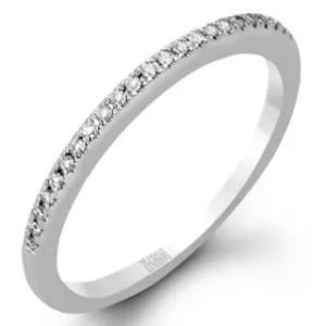 Zeghani ZR1174 Wedding Set in 14k Gold with Diamonds