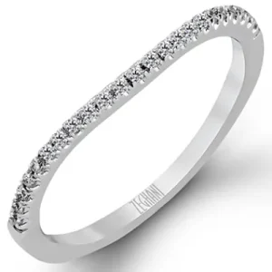 Zeghani ZR152 Wedding Set in 14k Gold with Diamonds