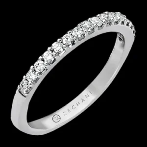 Zeghani ZR461 Wedding Set in 14k Gold with Diamonds