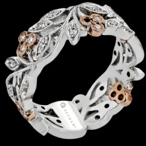 Zeghani ZR220-A Right Hand Ring in 14k Gold with Diamonds