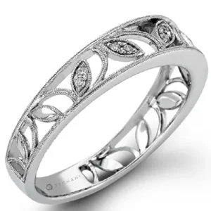 Zeghani ZR911-B Right Hand Ring in 14k Gold with Diamonds