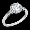 Zeghani ZR25NDER Wedding Set in 14k Gold with Diamonds