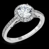 Zeghani ZR25PVER Wedding Set in 14k Gold with Diamonds